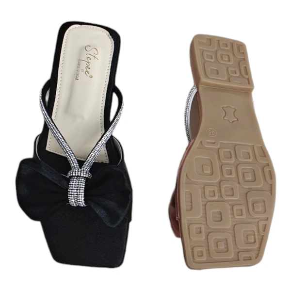 STEPEE Slippers For Women - Black