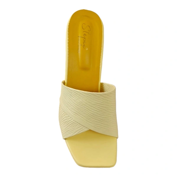 STEPEE Glass Heel - Yellow