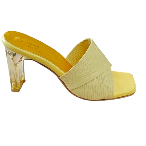 STEPEE Glass Heel - Yellow
