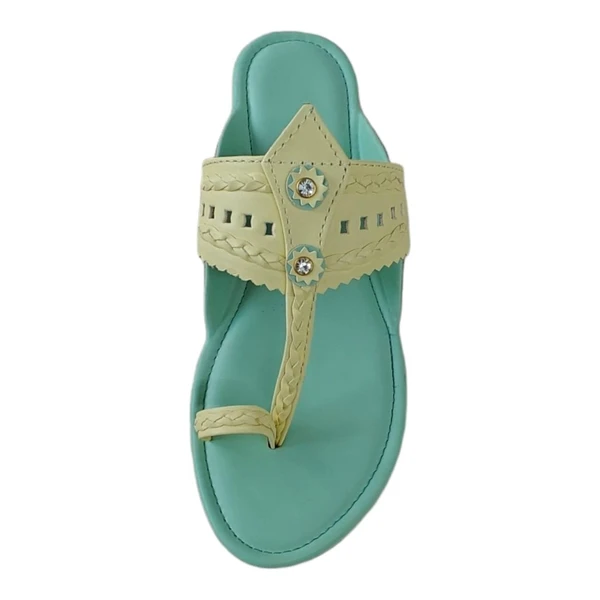 Stepee STEPEE KOLHAPURI CHAPPAL - Yellow