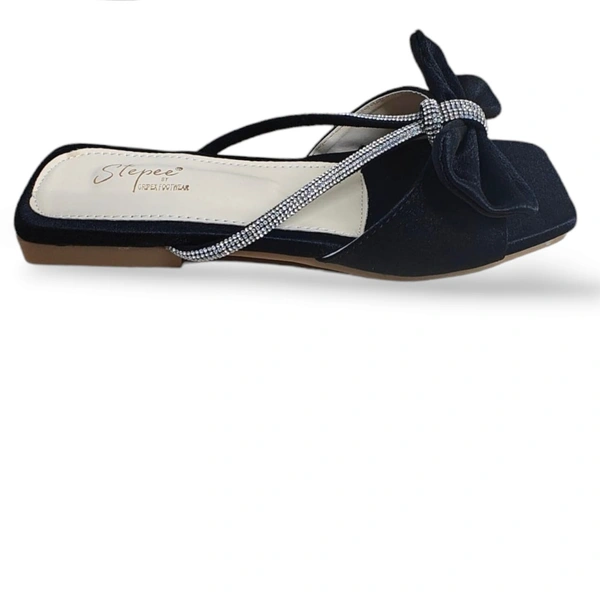 STEPEE Slippers For Women - Black