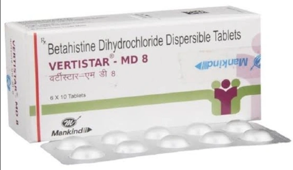Vertistar MD Tab. 8mg - MANKIND, 44.91, 23-03-22, 10, 44.91