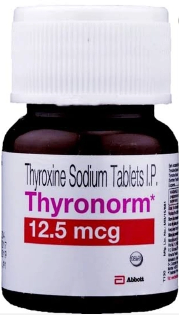 Thyronorm Tab. 12.5mcg - ABBOTT, 181.05, 23-05-22, 120, 181.05