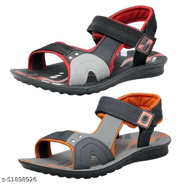 GFa-51898926 Liboni Combo [ Pack Of 2 ] Synthetic leather Sandals - P-A, IND-9