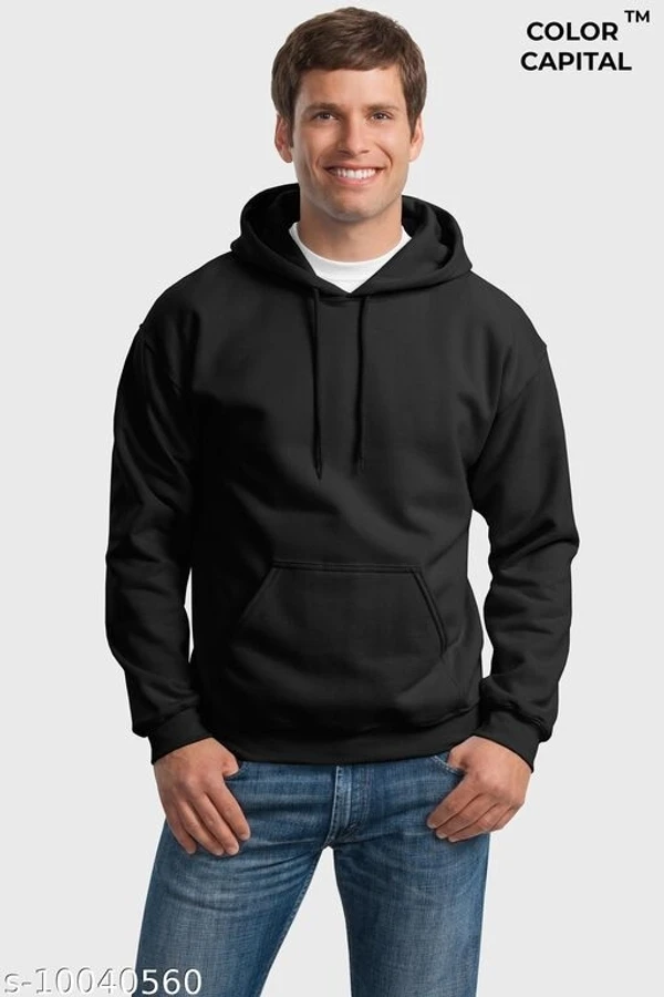 GWSa-10040560 Mens Premium Hoodie - Black, XL