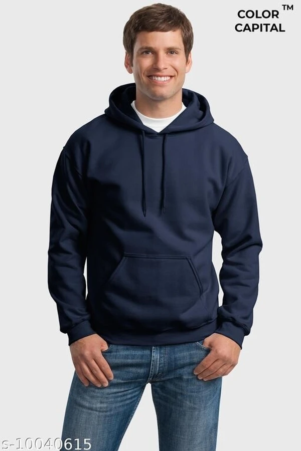 GWSa-10040560 Mens Premium Hoodie - Navy Blue, L