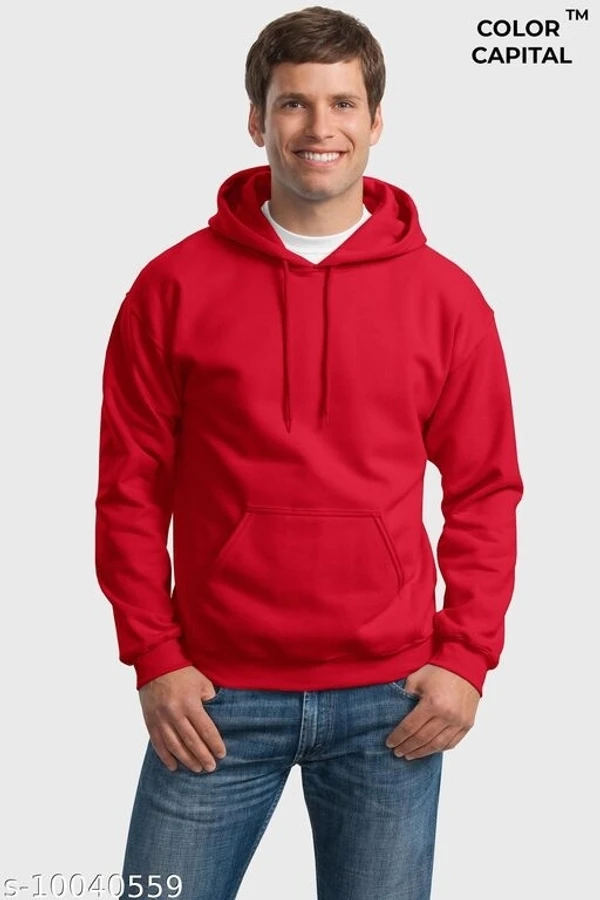 GWSa-10040560 Mens Premium Hoodie - Red, L