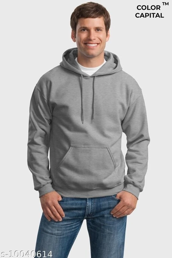 GWSa-10040560 Mens Premium Hoodie - Gray, M