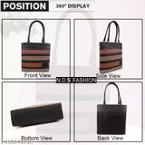 GAb -130149796 NDS PU Synthetic Ravishing Fashionable Trendy Handbag For Women  - Free Size, Black