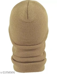 GWSc- 53798900 Monkey Cap Beige - Teak, Free Size
