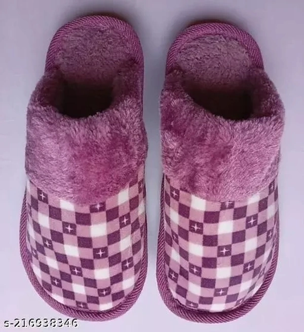 GWSc-216938346 Latest Fashion Casual FlipFlop Slipper For Women and Girls  - Violet Eggplant, IND-6