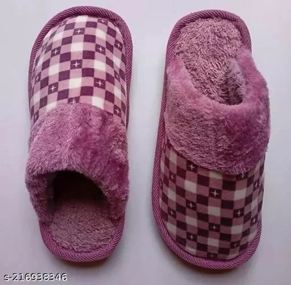 GWSc-216938346 Latest Fashion Casual FlipFlop Slipper For Women and Girls  - Violet Eggplant, IND-6