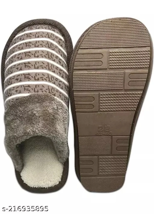 GWSc- 216935895 Totalique Casual Flip Flop Slipper For men and women - Silver Rust, IND-10