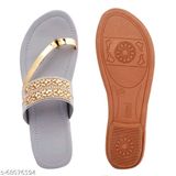 GFb-68076594 Women Kohlapuri Style Toe Ring Flats - P-A, IND-6