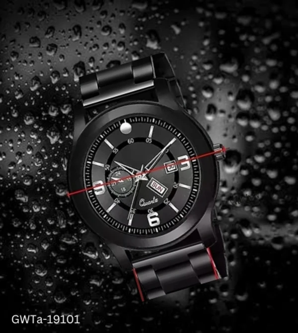 GWTa-19101 Men Black Casual Analog Watches - Free Size