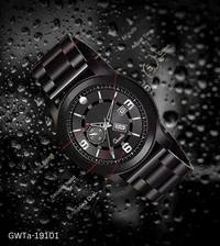 GWTa-19101 Men Black Casual Analog Watches - Free Size