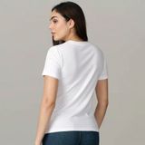 GWb-11211 Trendy Cotton T-Shirts For Women  - M