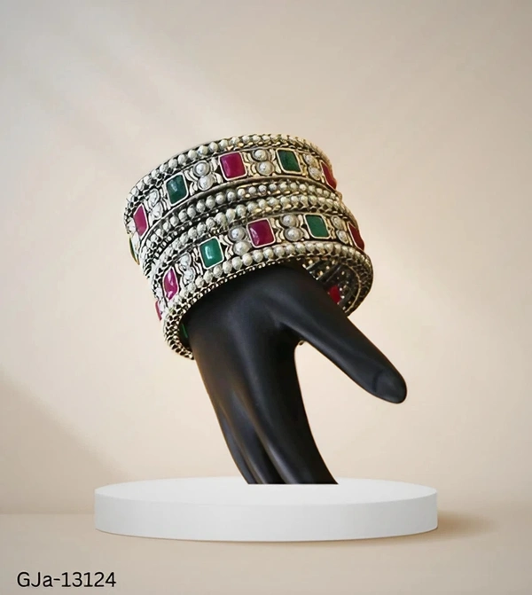 GJa-13124 Fancy Bangle Set For Women & Girls  - 2.6
