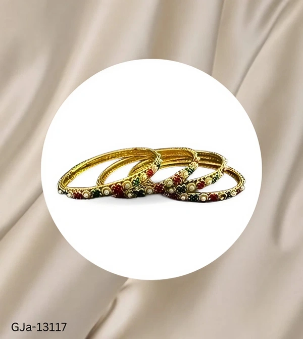 GJa-13117 Latkan Bangle Set for Women and Girls  - 2.6