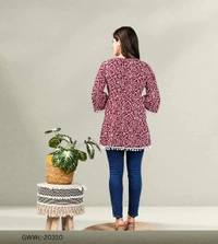 GWWc-20310 Casual Women Top For Women  - XXL