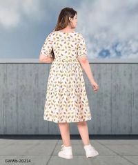 GWWb-20214 Designer Casual Dress For Women  - XL