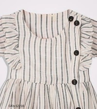 GKb-12216 Cotton Dress For Baby Girls  - 2-3 Years