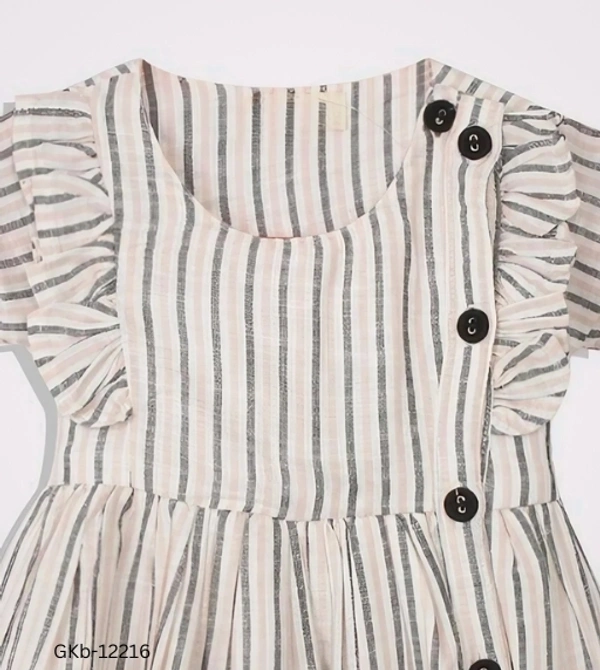GKb-12216 Cotton Dress For Baby Girls  - 2-3 Years