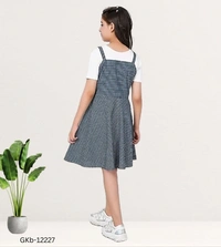 GKb-12227 Printed Cotton Frock For Girls  - 12-13 Years