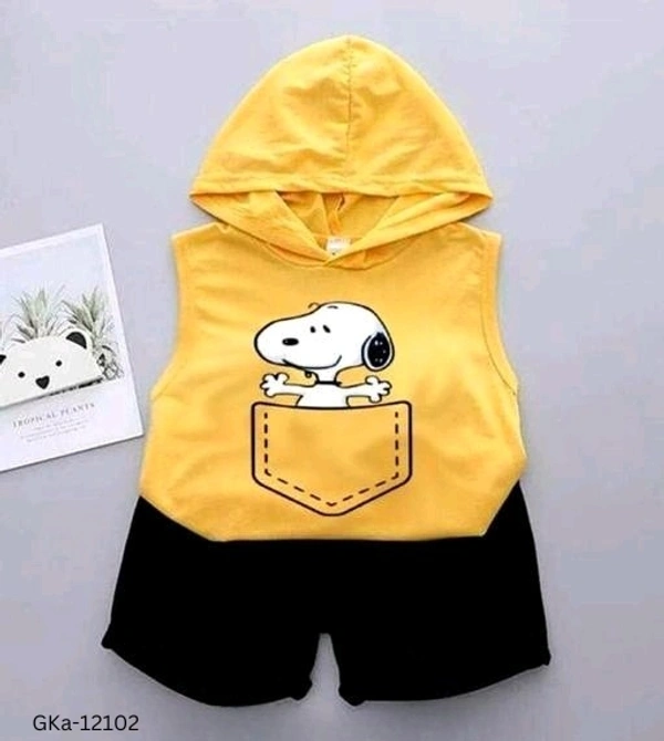 GKa-12102 Boys Clothing Sets ( Yellow ) - 1-2 Years