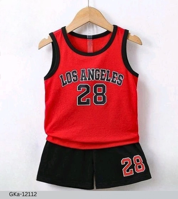 GKa-12112 Kid's Sleeveless Clothing Sets - 9-12 Months
