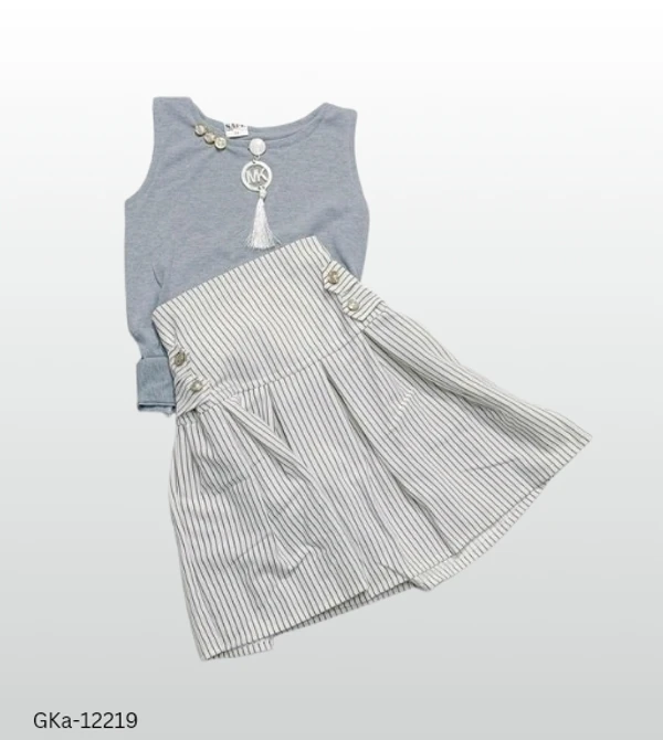 GKb-12219 Trendy Skirt Top Clothing Set  - 12-18 Months