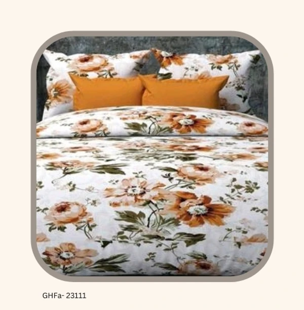 GHFa-23111 Premium Cotton Double Bedsheet - Double