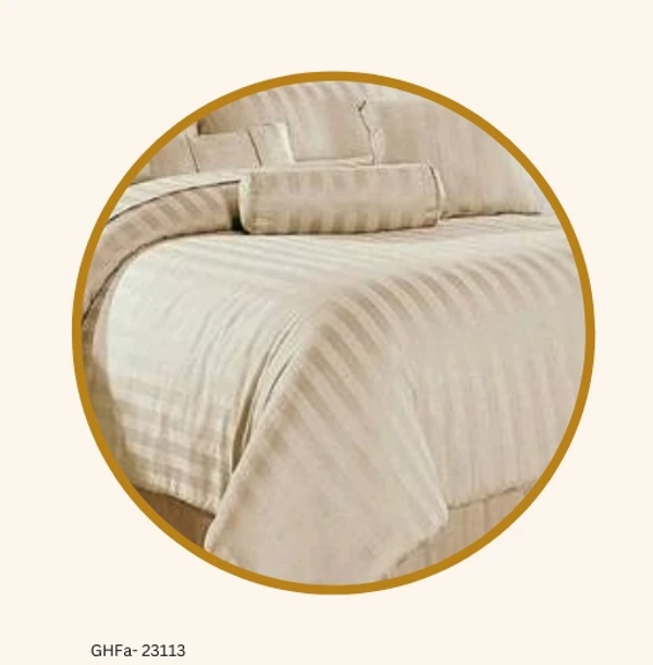 GHFa-23113 Cotton Bedsheet With 2 Pillow Cover - Double