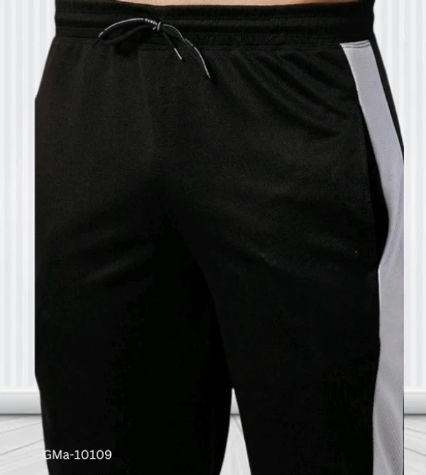 GMa-10109 Men Black Tracksuits  - S