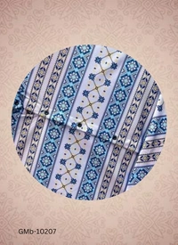 GMb-10207 Trendy Printed Men Shirt - L