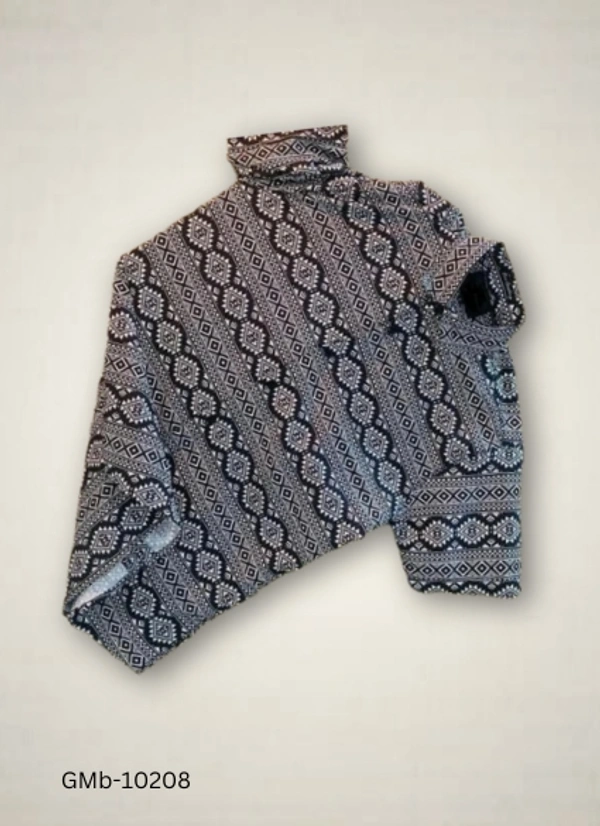 GMb-10208 Trendy Half Sleeve Men Shirts - M