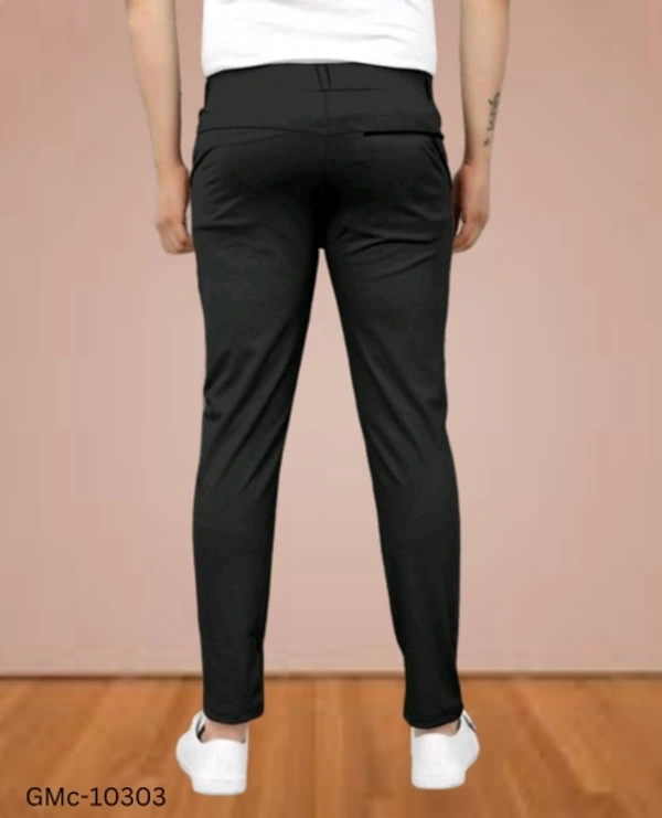 GMc-10303 Men's Lycra Regular Fit Trouser - 28