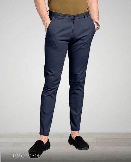 Mens Fully Elasticated Pull On Trousers - Care Clothing