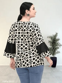 GWPa- 28107 Stylish Western Top/Tunic  - XXL