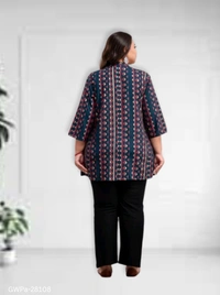 GWPa-28108 Women Rayan Top Plus Size - 4XL