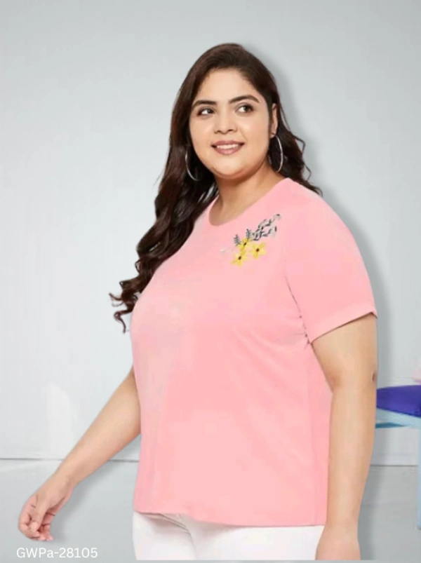 GWPa- 28105 Women's Round Neck Top - 4XL
