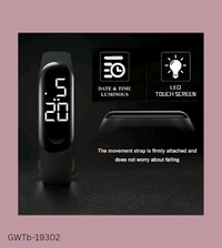 GWTc-19302 Digital Watch for Boys & Girls (Spiderman) - Free Size
