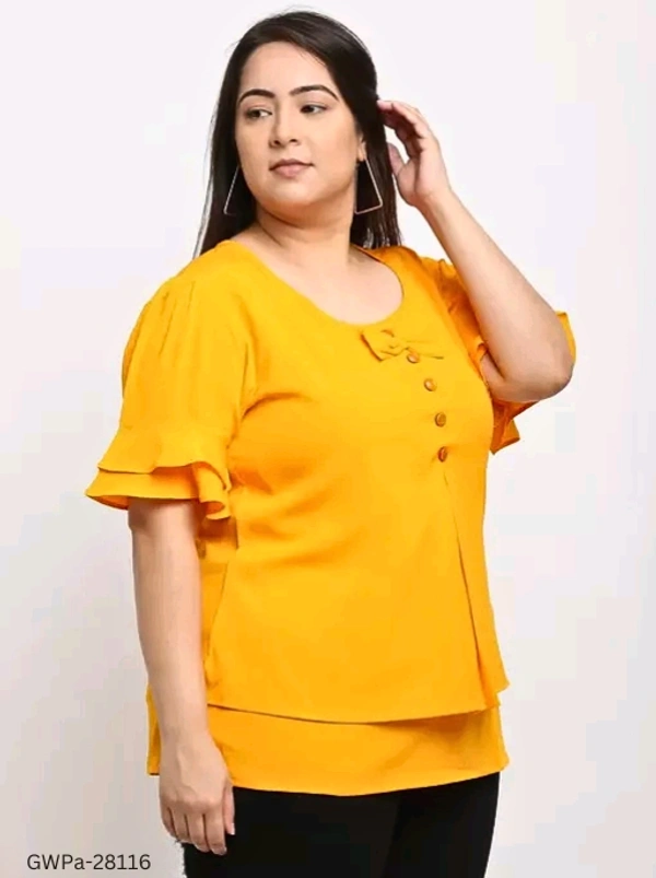 GWPa-28116 Women's Round Neck Tops & Tunics - 6XL