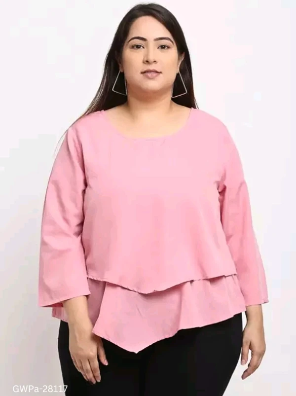 GWPa-28117  Round Neck Tops - 4XL