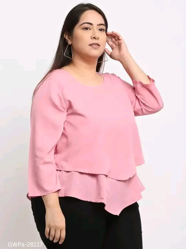 GWPa-28117  Round Neck Tops - 4XL