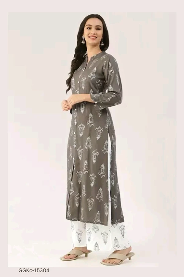 GGKc-15304 Women Plus Size Kurta Bottom Wear  - XL