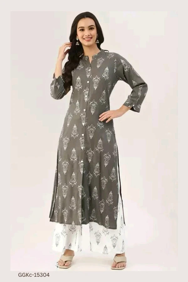 GGKc-15304 Women Plus Size Kurta Bottom Wear  - XL