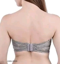 GIWb-22215 Fancy Stylish Women Lace Net Tube Bra  - 30-A