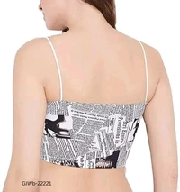 GIWb-22221 News Paper Tube Bra  - Free Size