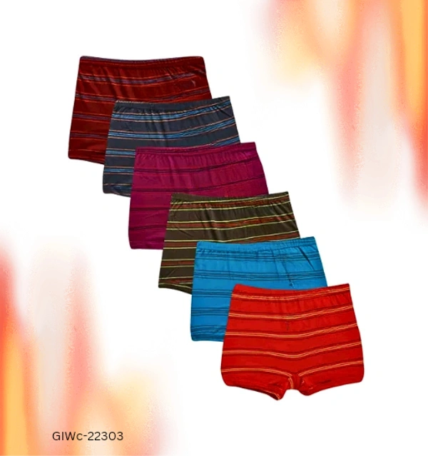 GIWc-22303 Boys & Girls Multicolor Pure Cotton Innerwear - 4-5 Years